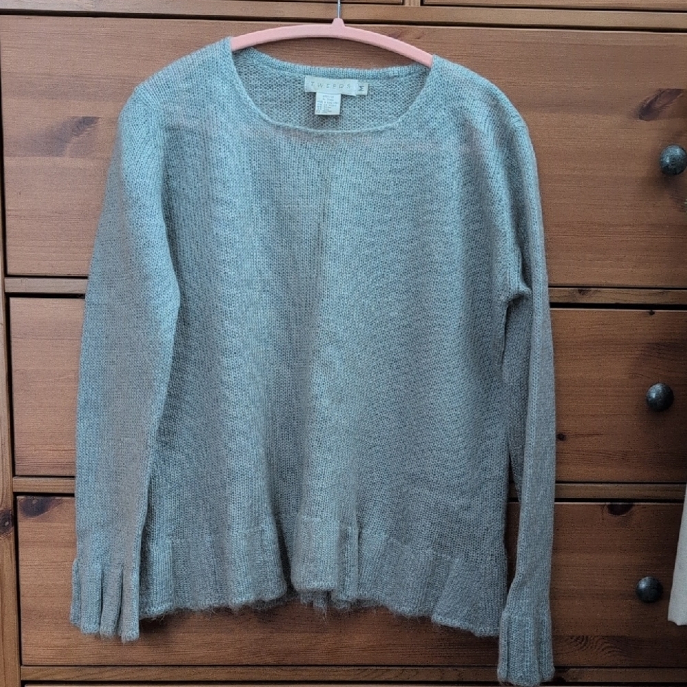 Vintage Tweeds Mohair Sweater in Light Blue
